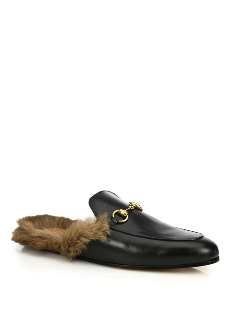 gucci mule fur slides|Gucci fur slides women.